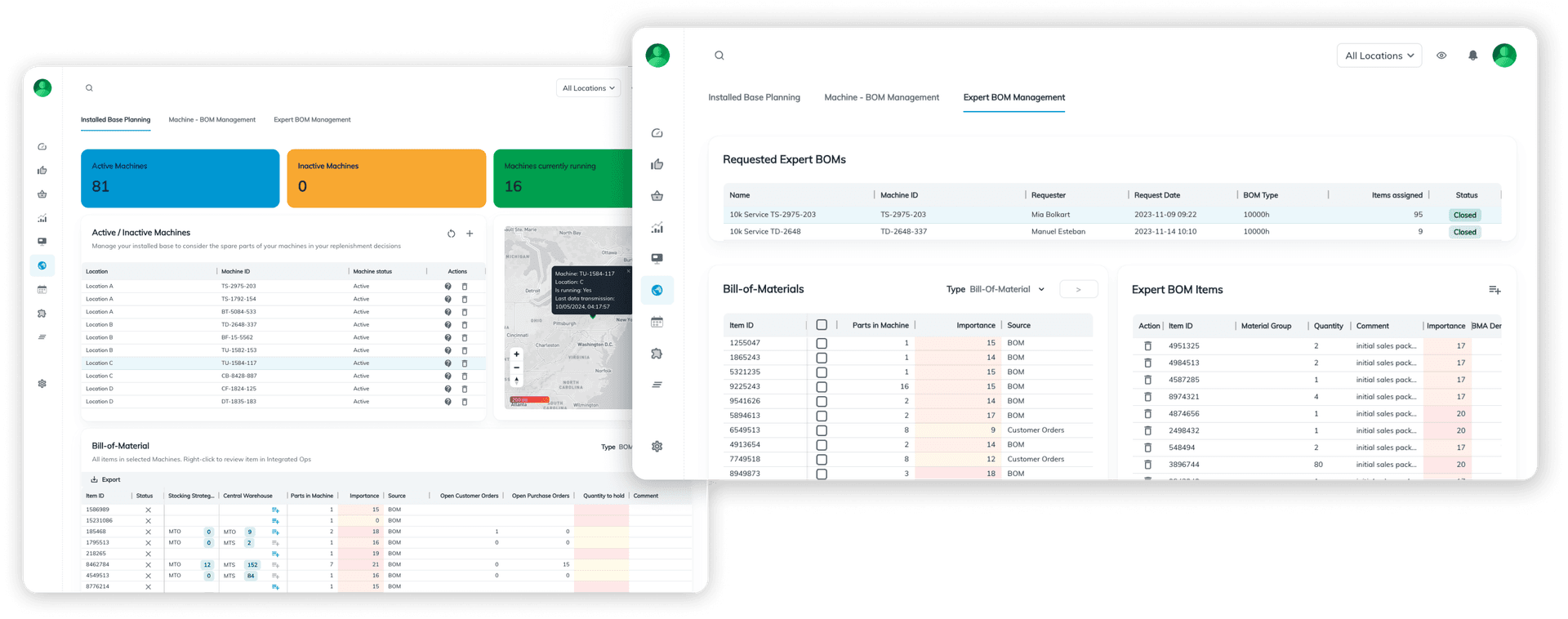 Eskalationsmanagement und Installed-Base-Planung in numi