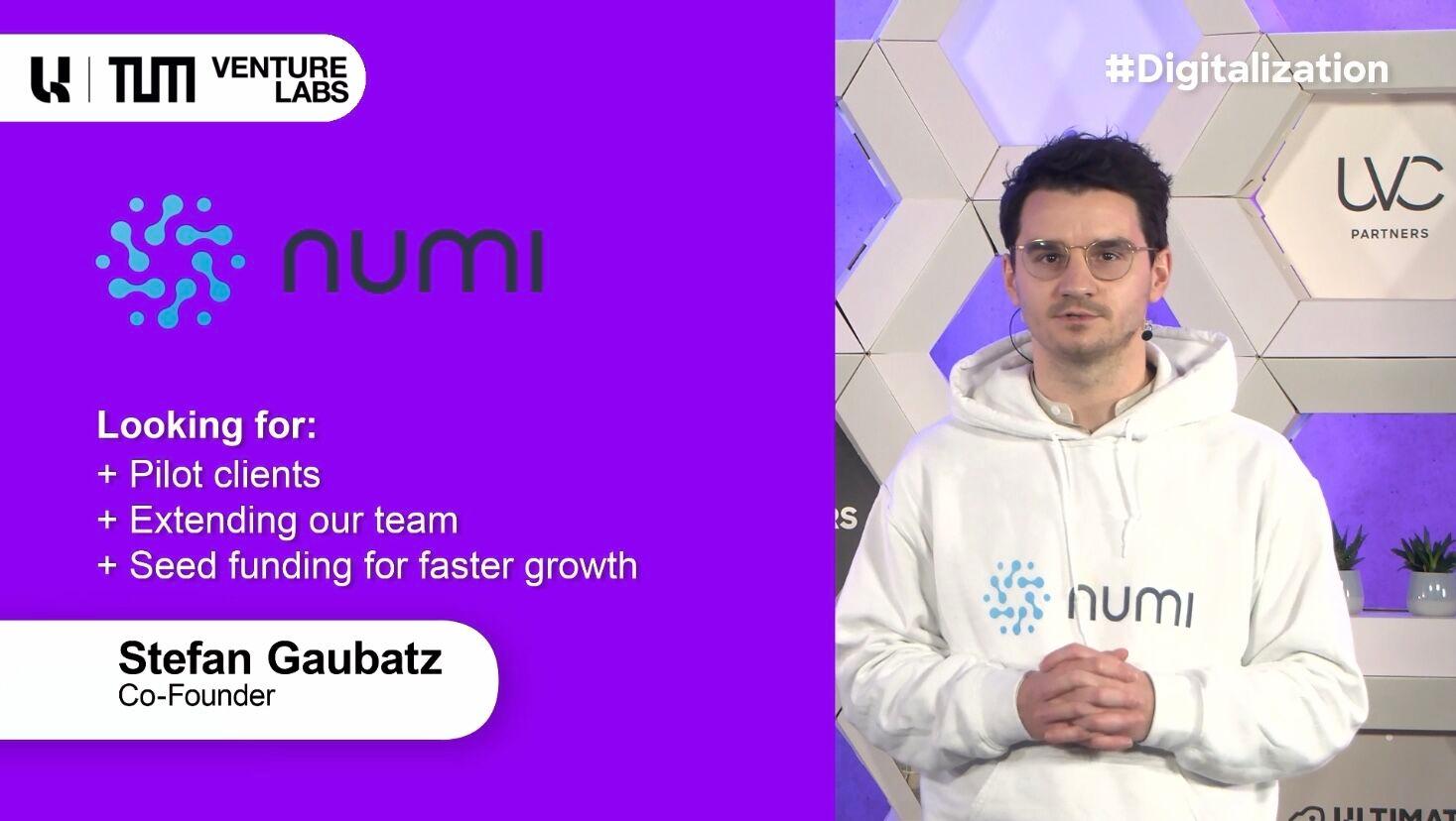 numi auf dem Ultimate Demo Day