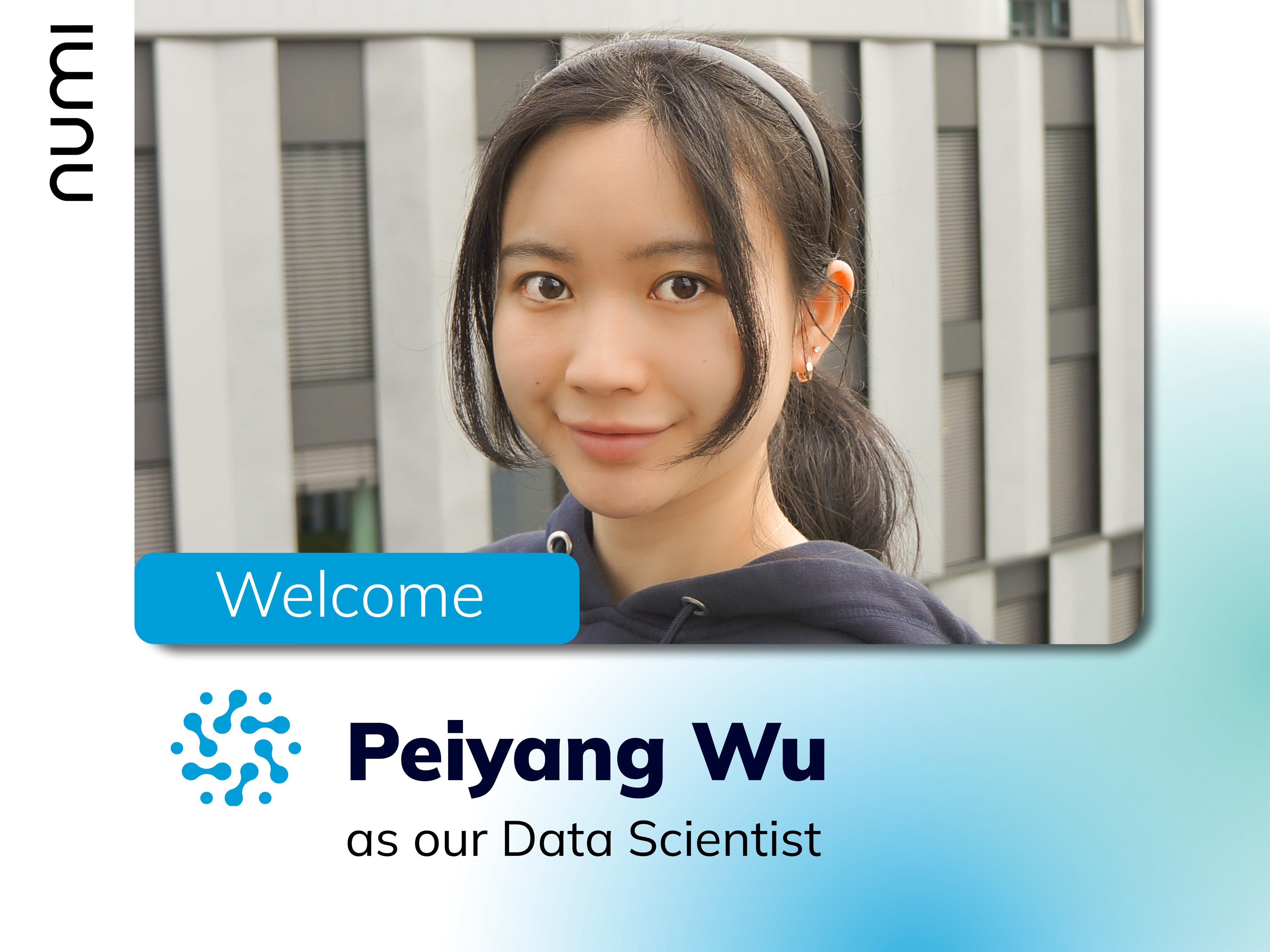 Willkommen im Team, Peiyang Wu!