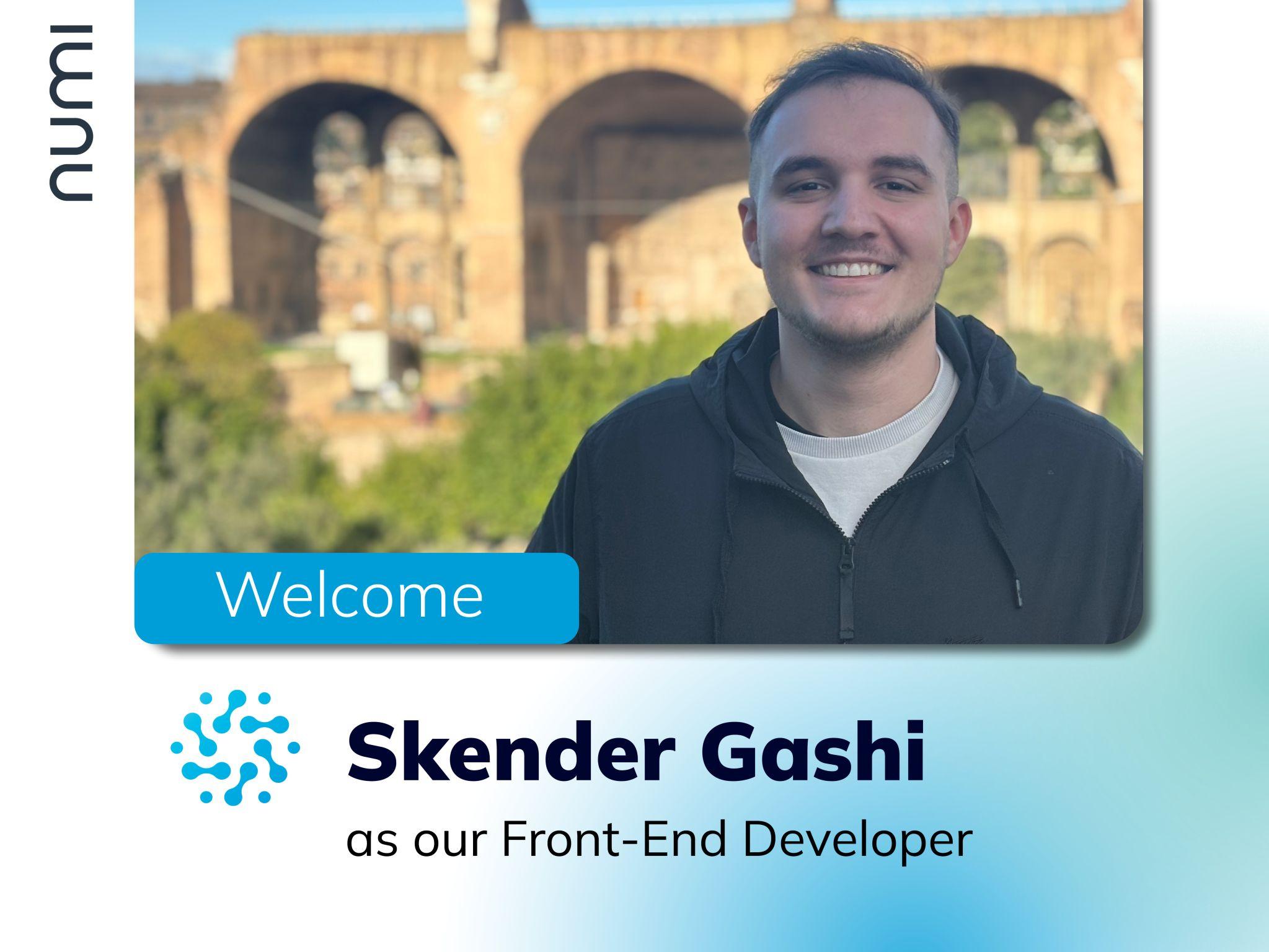 Meet Skender Gashi, our new Front End Developer